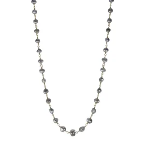 18K Gold Keshi Pearl Chain