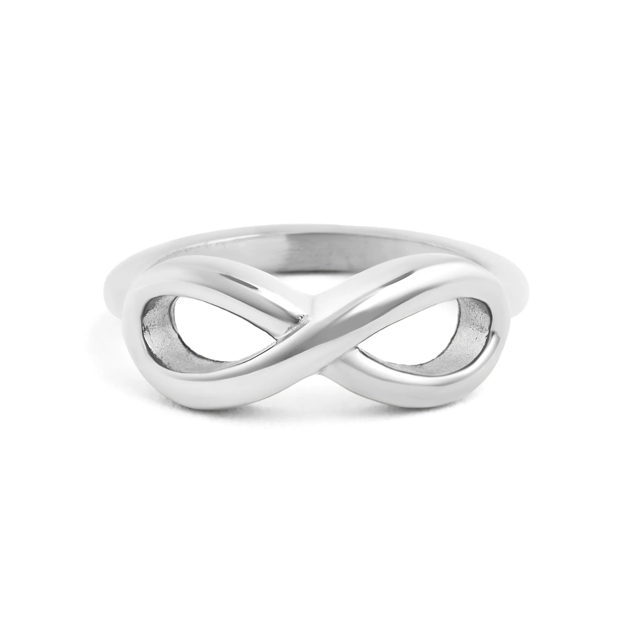 18K Gold PVD Stainless Steel Infinity Ring / SCR4083