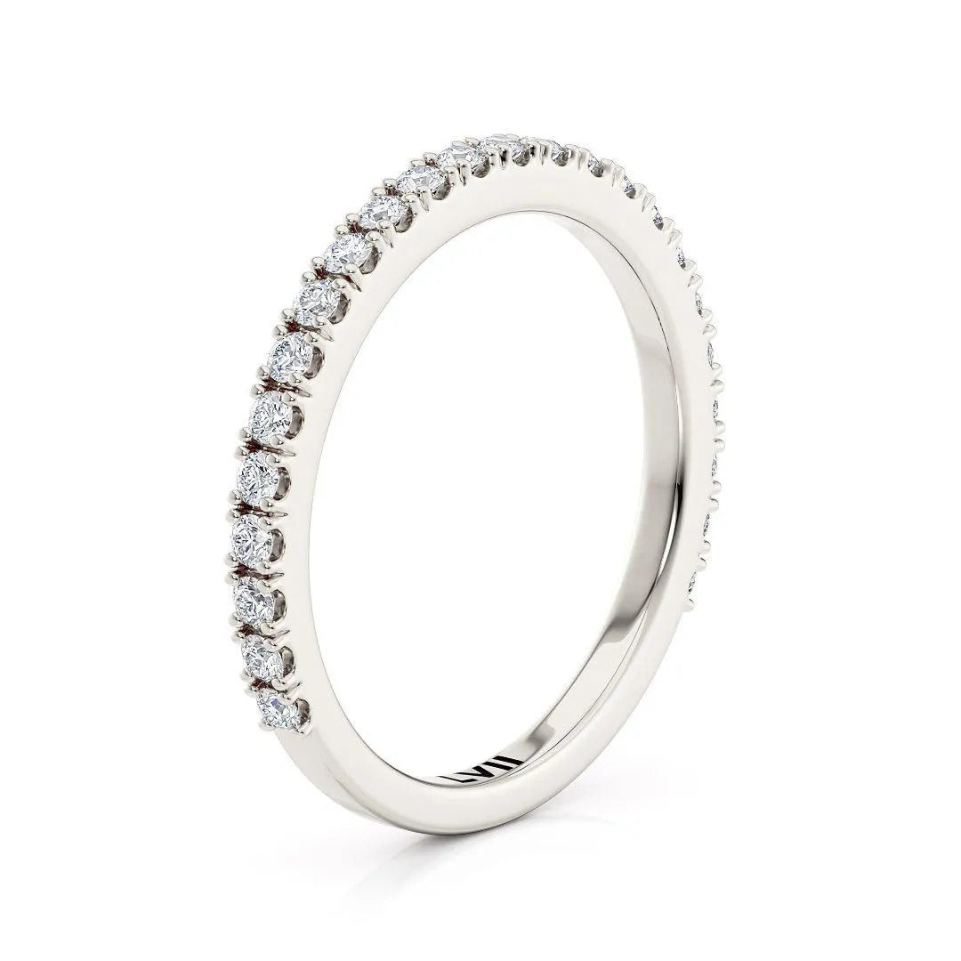2mm Dainty Diamond Wedding Bands - The Amsterdam Wedding Band