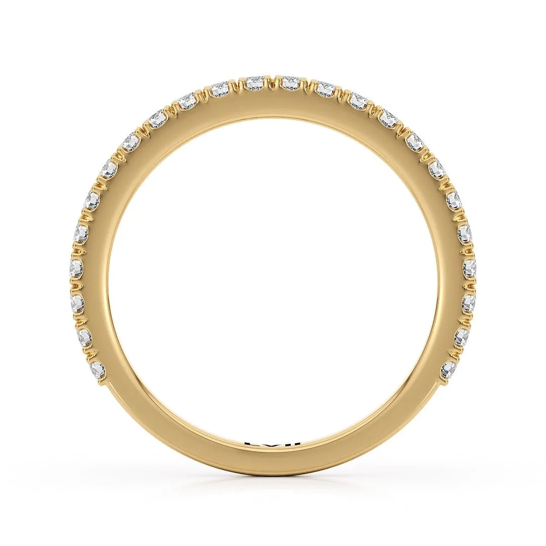 2mm Dainty Diamond Wedding Bands - The Amsterdam Wedding Band