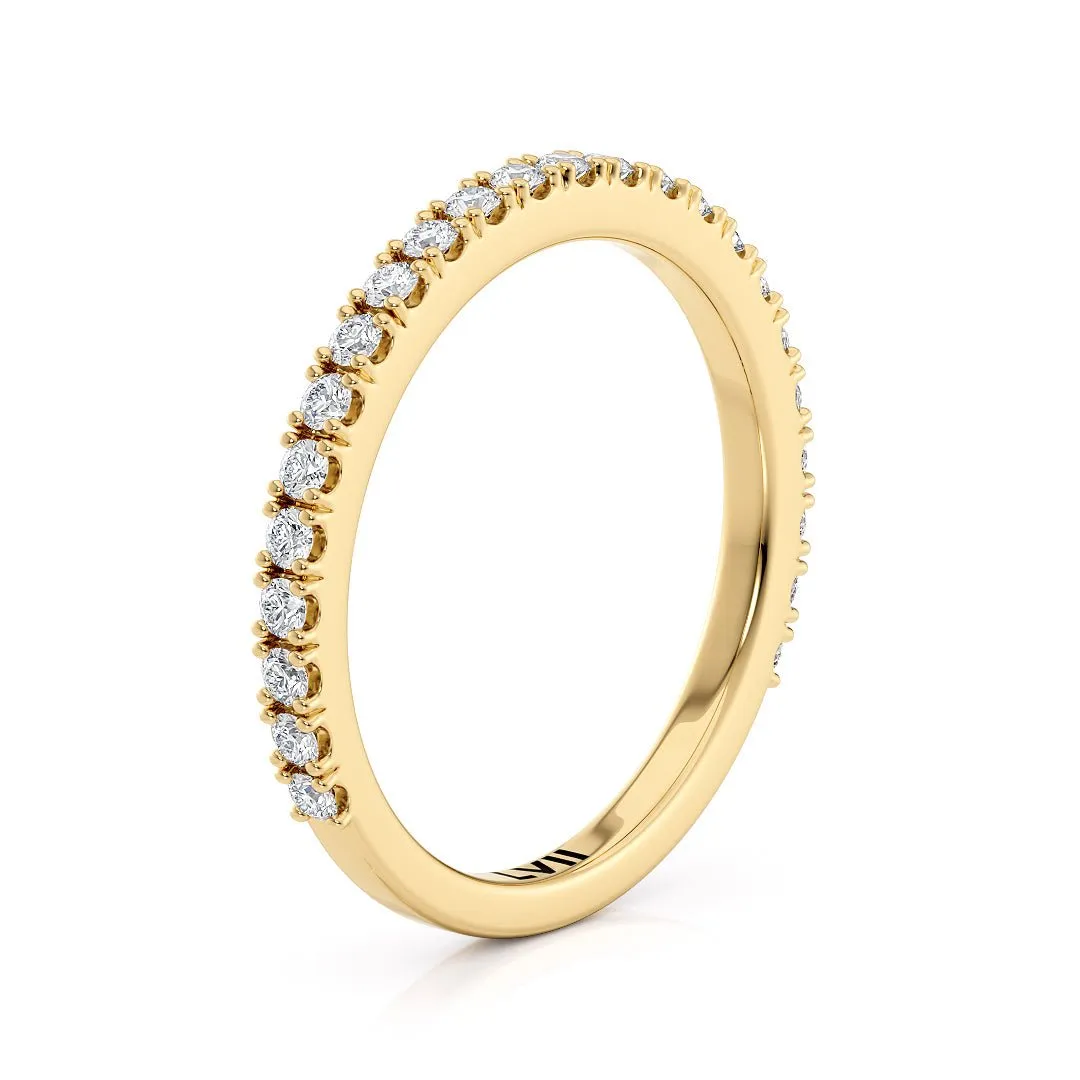 2mm Dainty Diamond Wedding Bands - The Amsterdam Wedding Band