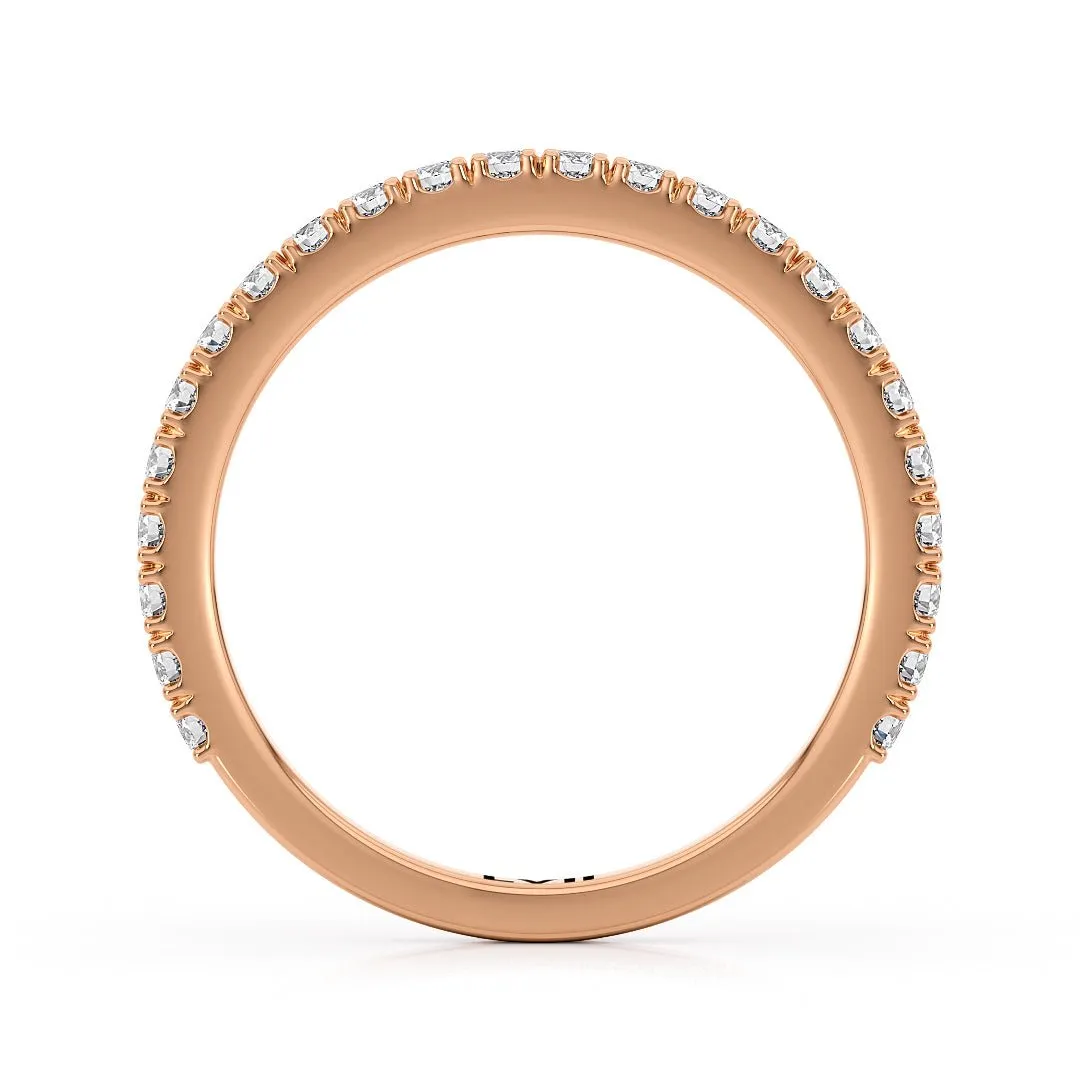 2mm Dainty Diamond Wedding Bands - The Amsterdam Wedding Band