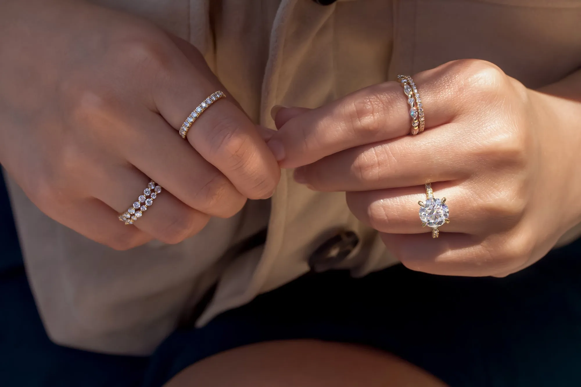 4.25ct Rogue Bridal Set