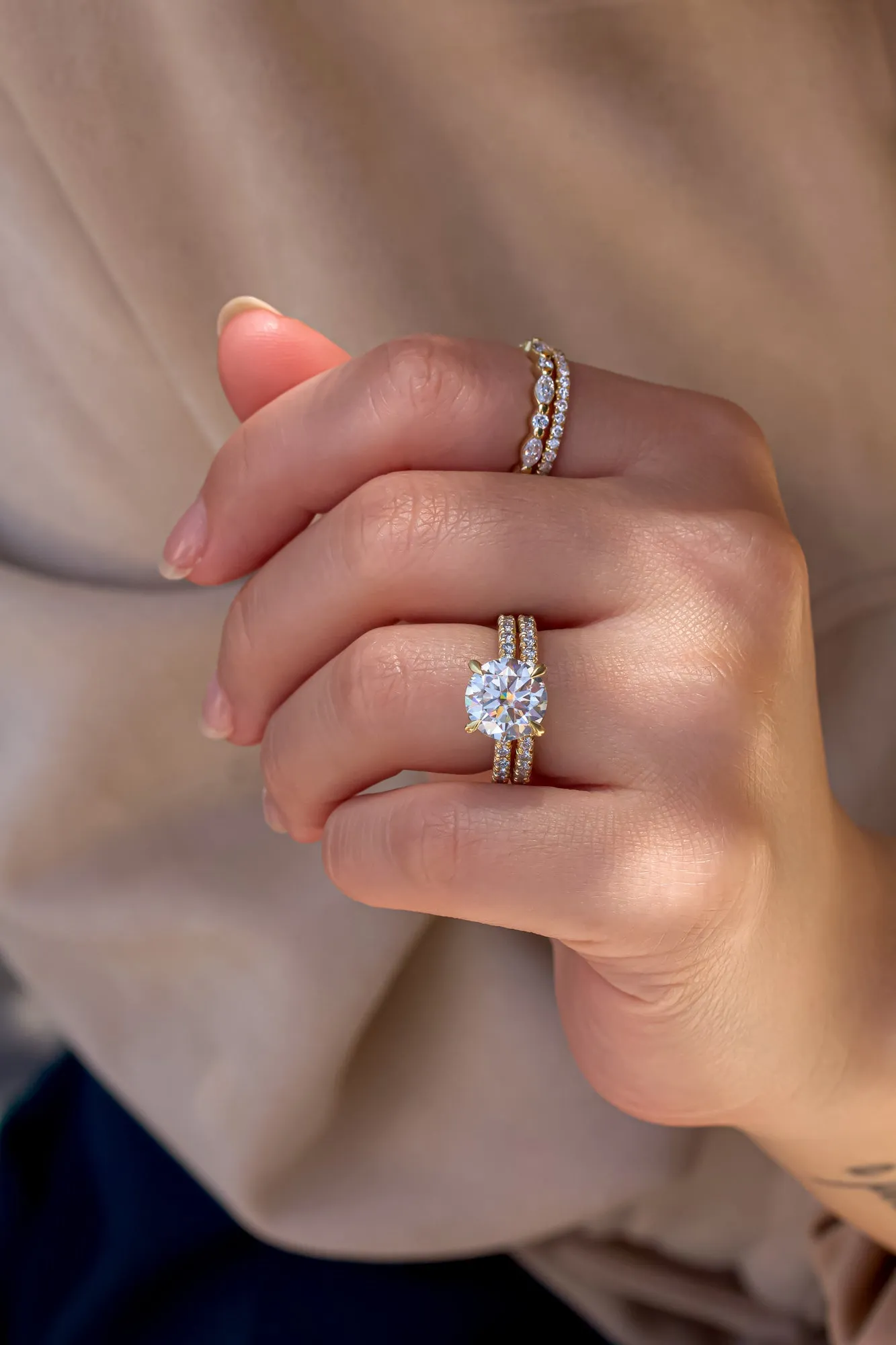 4.25ct Rogue Bridal Set