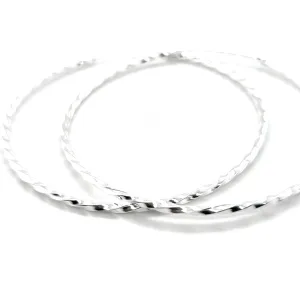 70mm Twisted Hoops