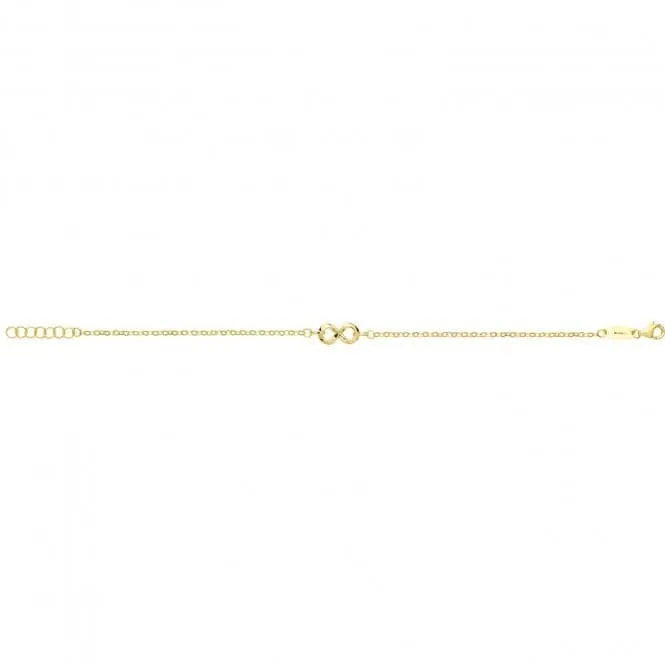 9ct Yellow Gold Infinity Bracelet NK403B