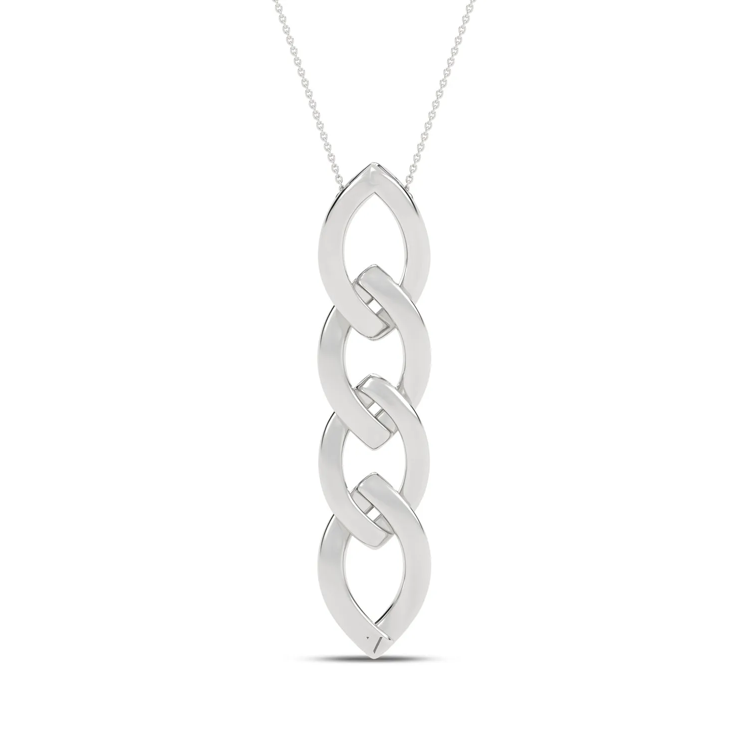 Alternating Cascading Diamond Waterfall Necklace white gold replica