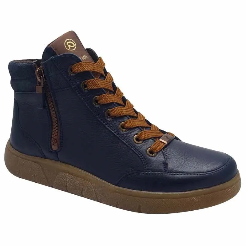 Ara Womens Navy Smart Casual Boot  12-24451-90
