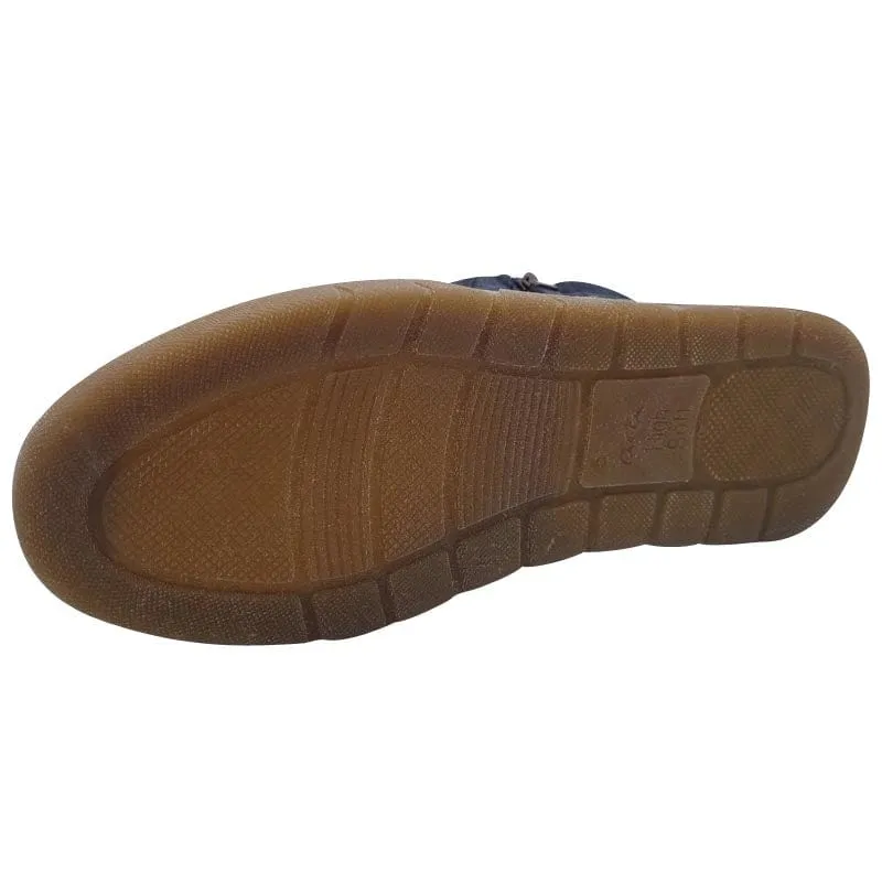 Ara Womens Navy Smart Casual Boot  12-24451-90