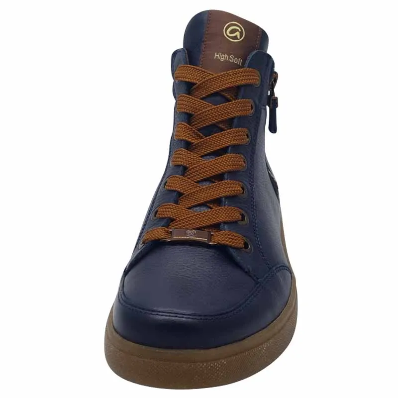 Ara Womens Navy Smart Casual Boot  12-24451-90