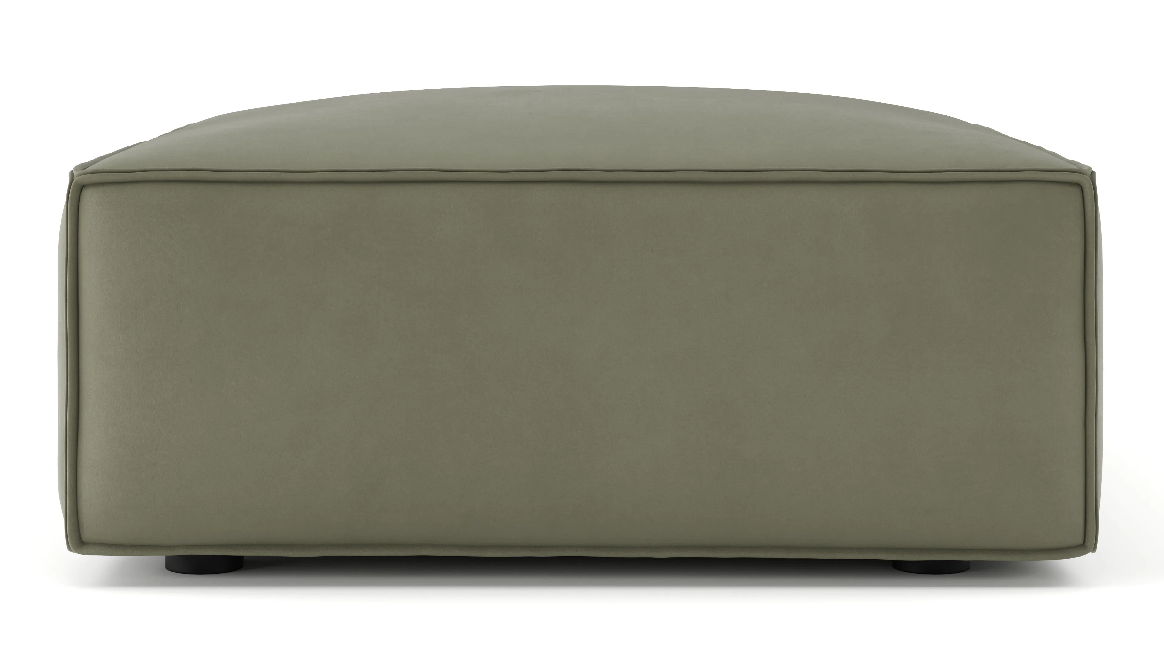 Arles - Arles Module, Ottoman, Sage Vegan Suede