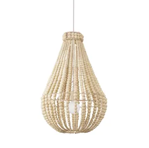 Beaded Chandelier Natural
