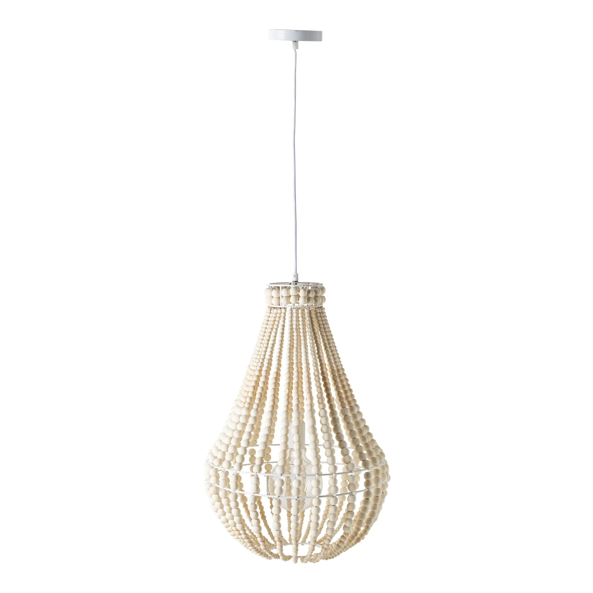Beaded Chandelier Natural