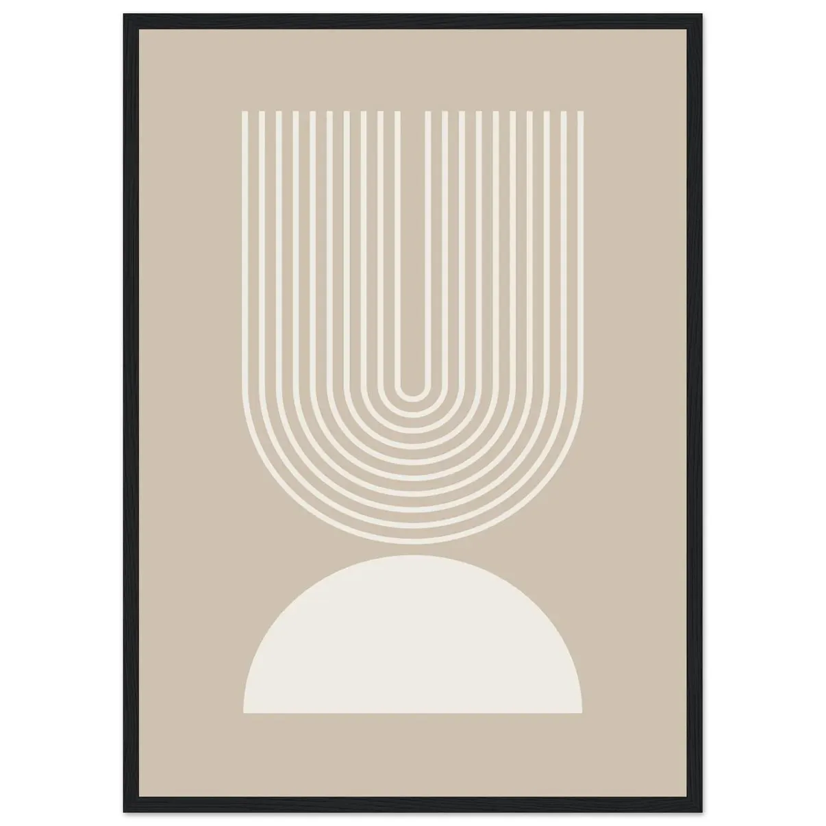 Beige Minimalist Wall Art