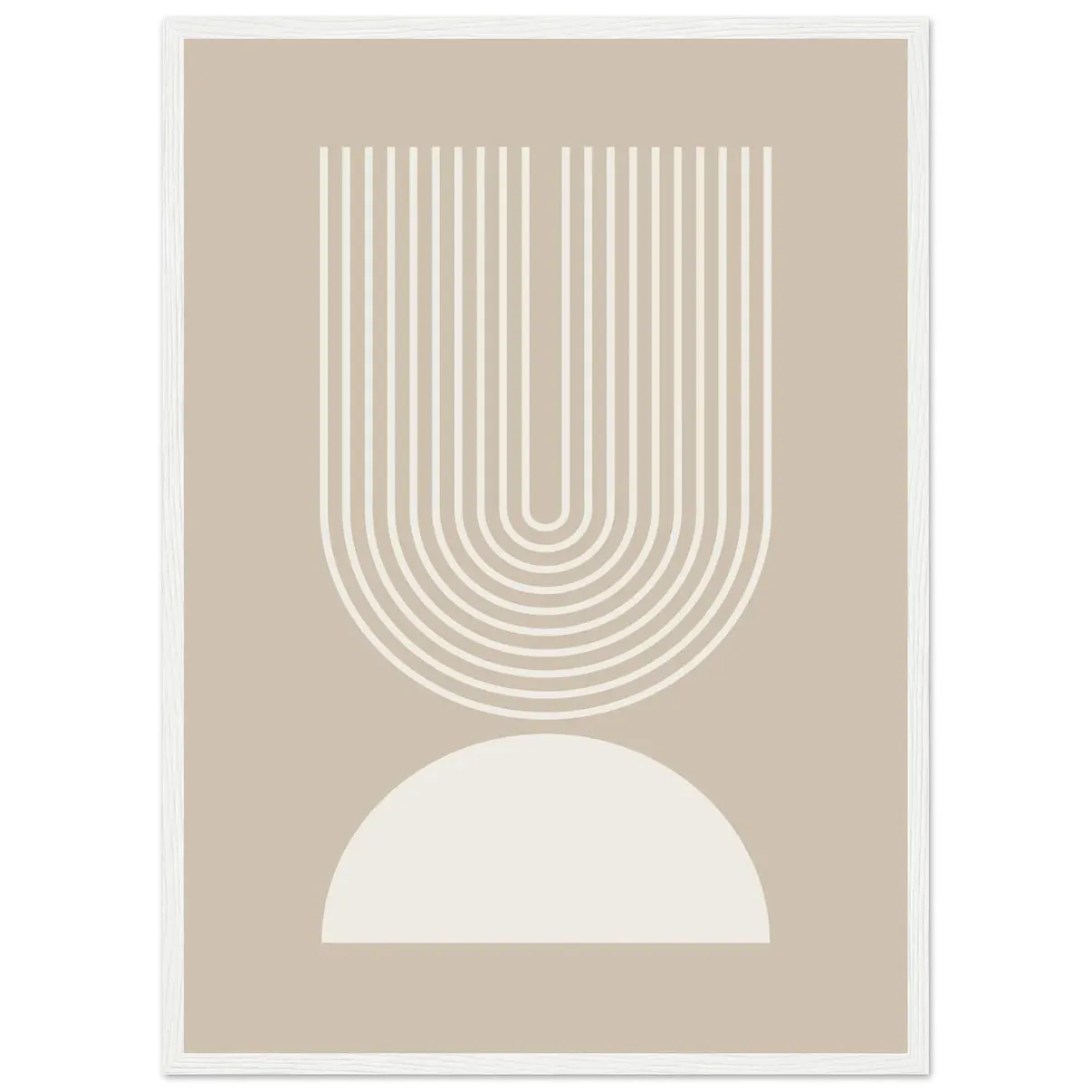 Beige Minimalist Wall Art