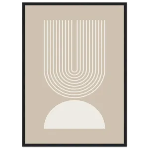 Beige Minimalist Wall Art