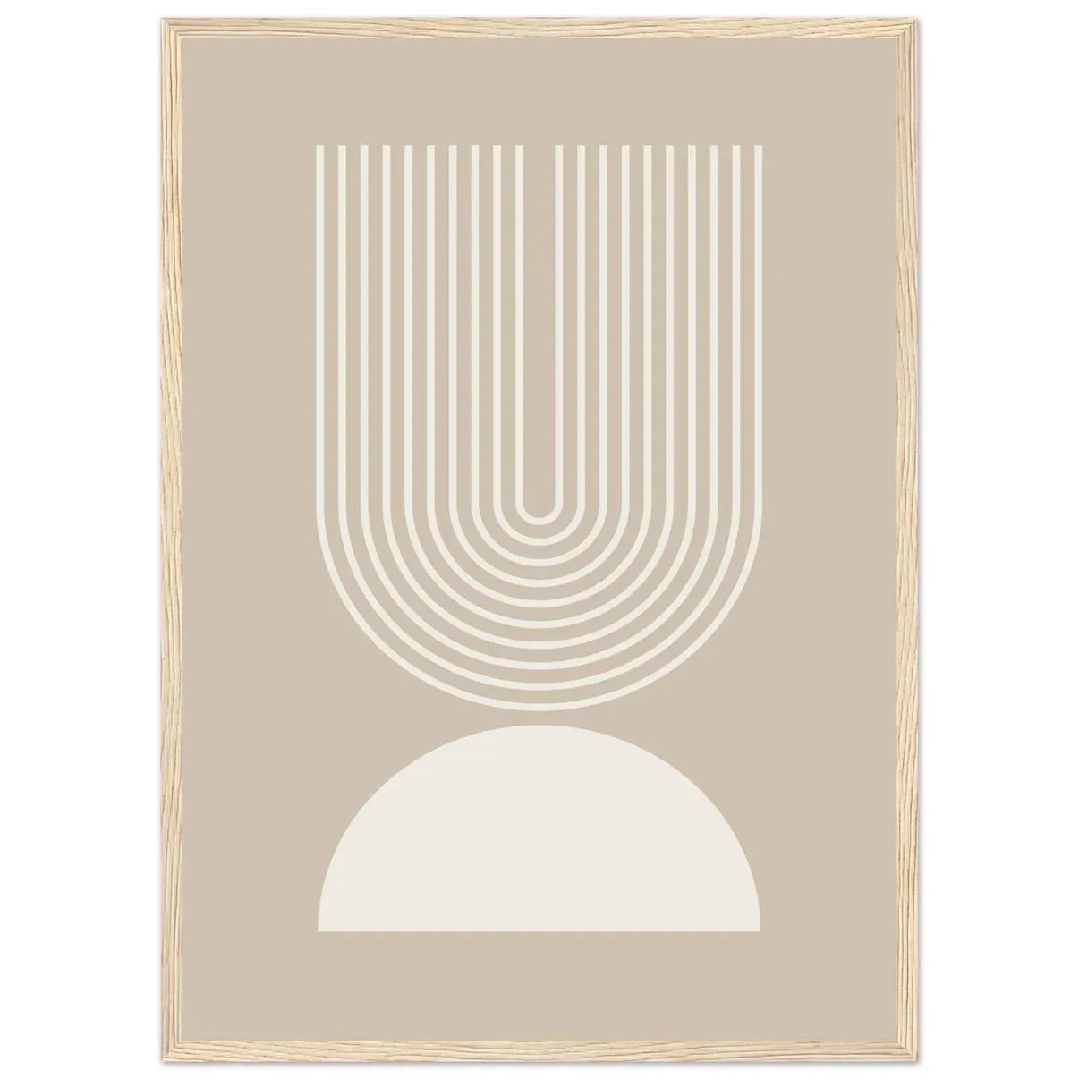 Beige Minimalist Wall Art