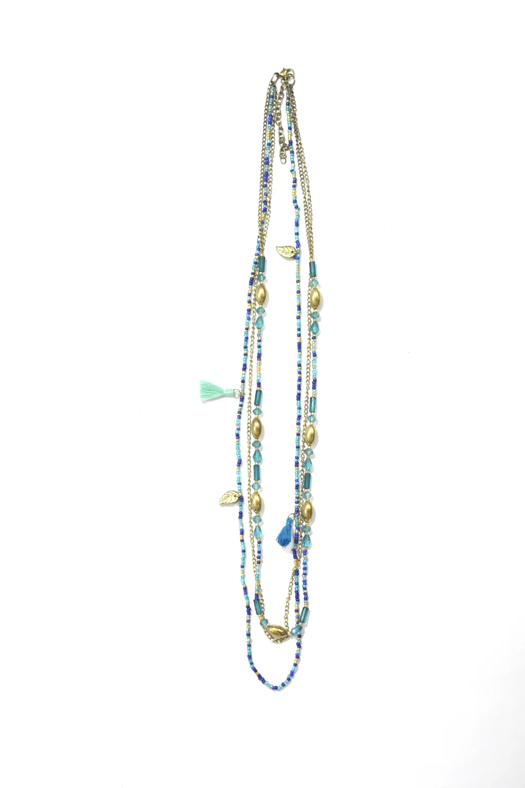 Blue Multi Layered Necklace