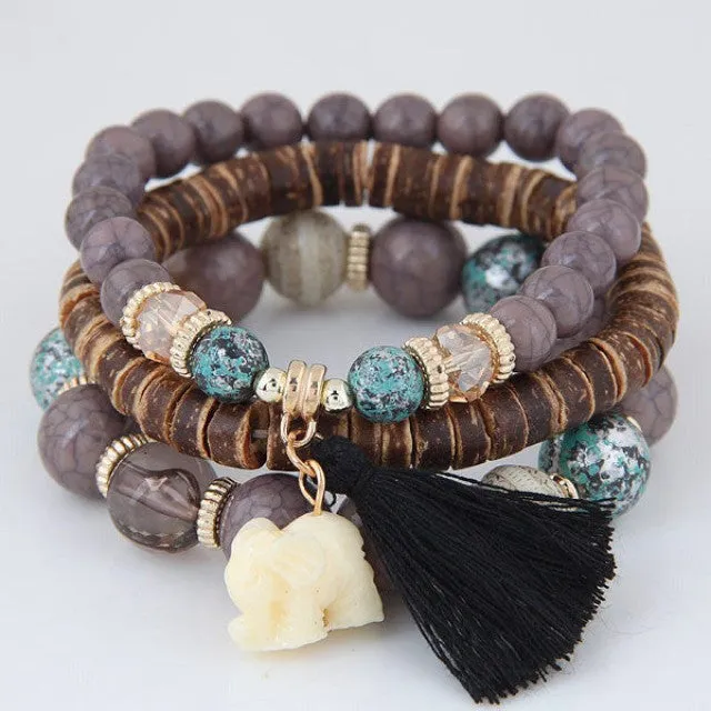 Bohemian Fringed Bracelet