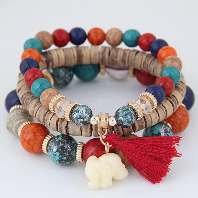 Bohemian Fringed Bracelet