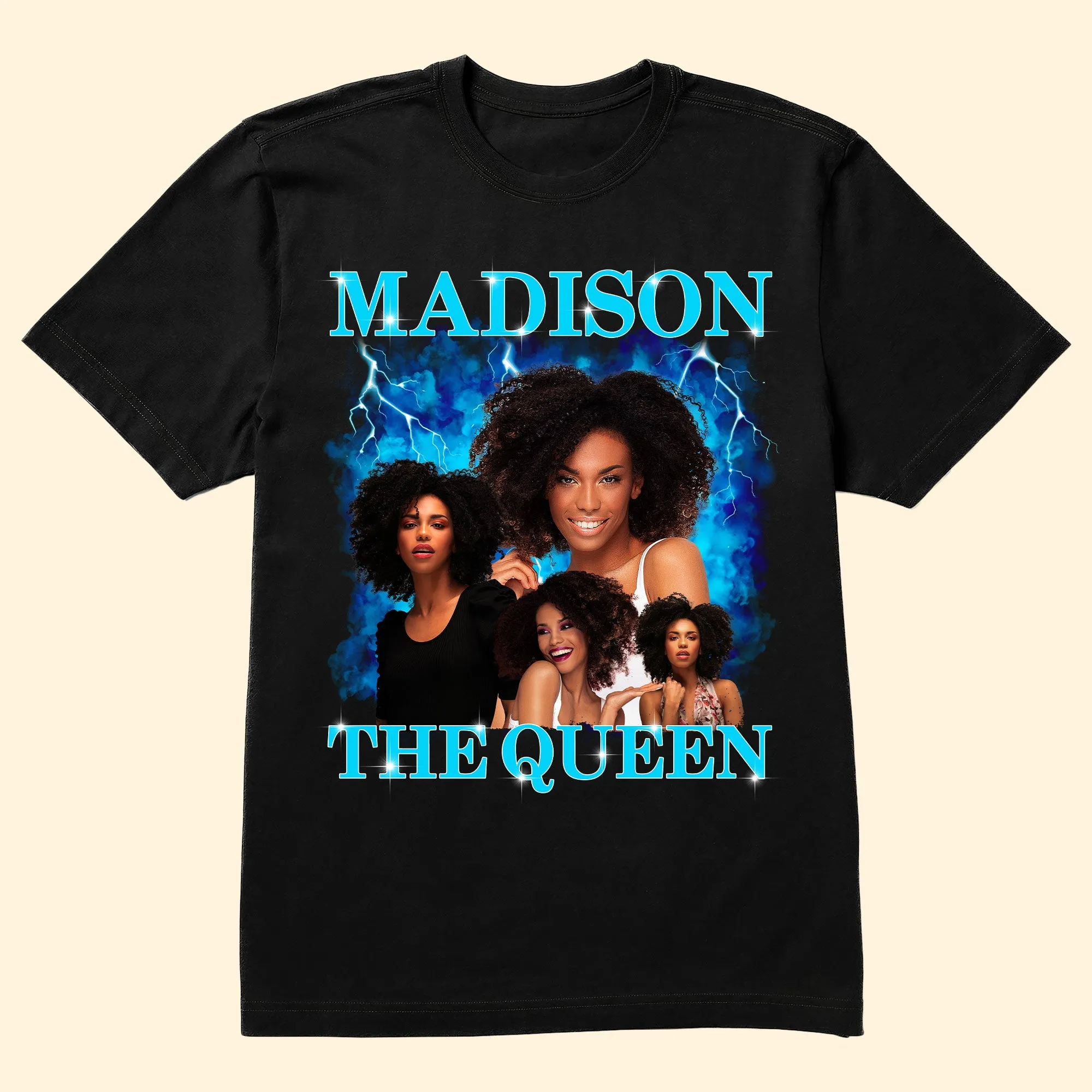 Bootleg Shirt Rap Style Vintage Tee - Personalized Photo Comfort Tee
