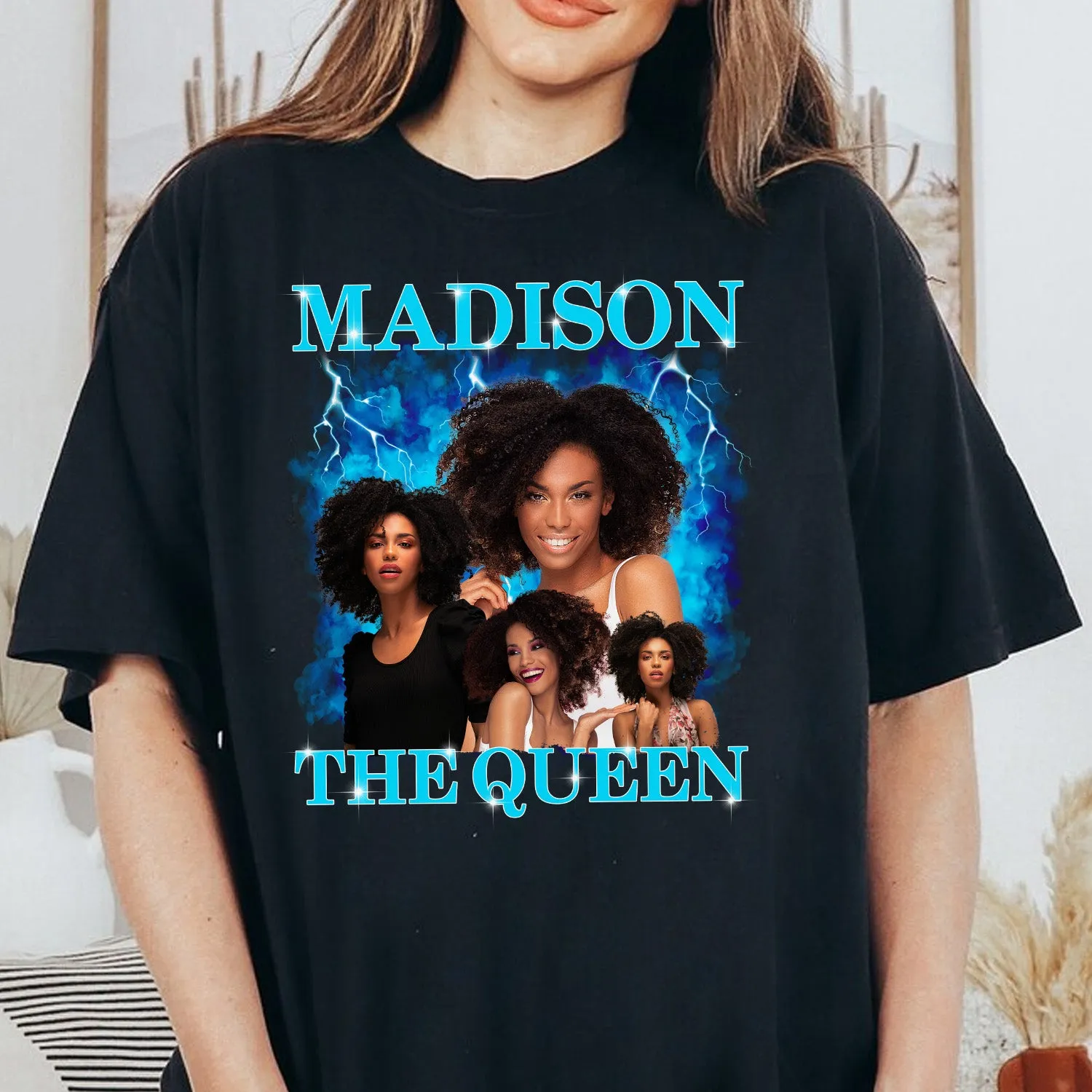 Bootleg Shirt Rap Style Vintage Tee - Personalized Photo Comfort Tee