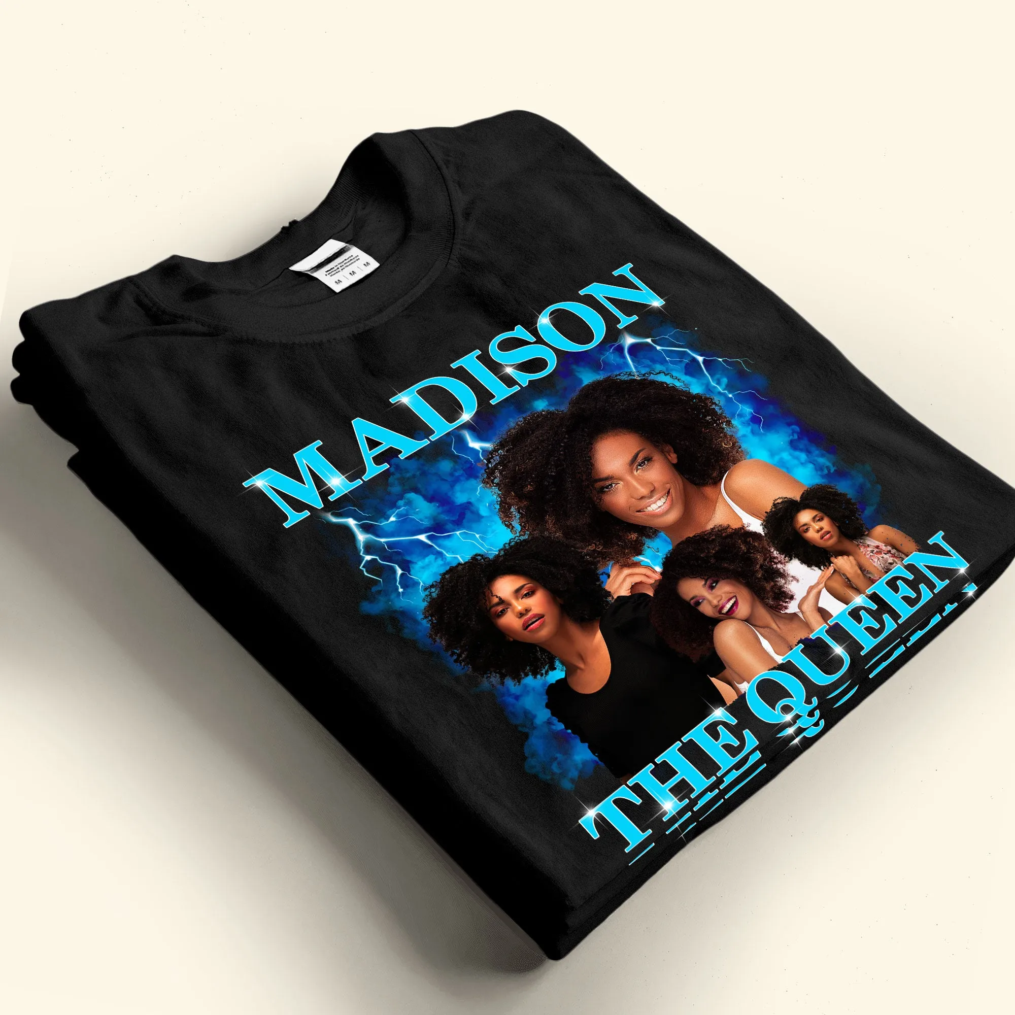 Bootleg Shirt Rap Style Vintage Tee - Personalized Photo Comfort Tee