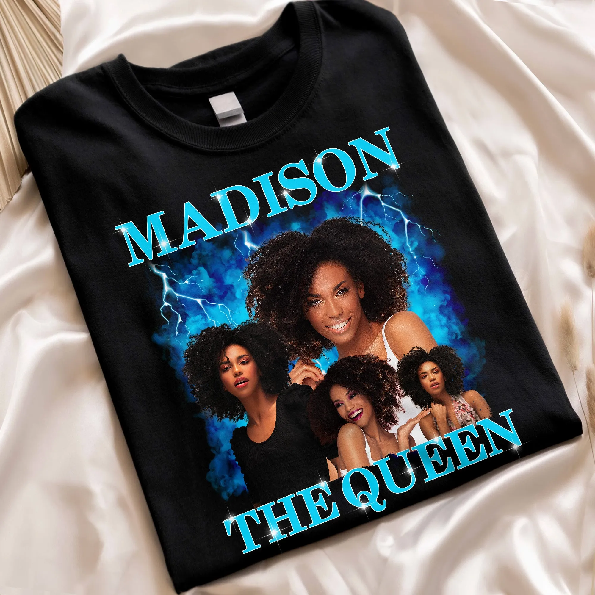 Bootleg Shirt Rap Style Vintage Tee - Personalized Photo Comfort Tee