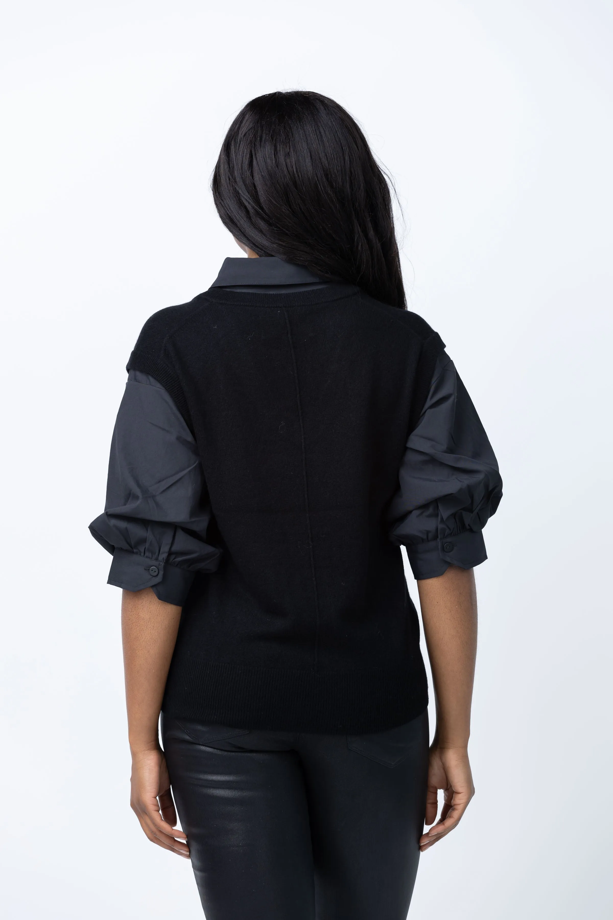 Brochu Walker Kate Shirt Looker in Black Onyx