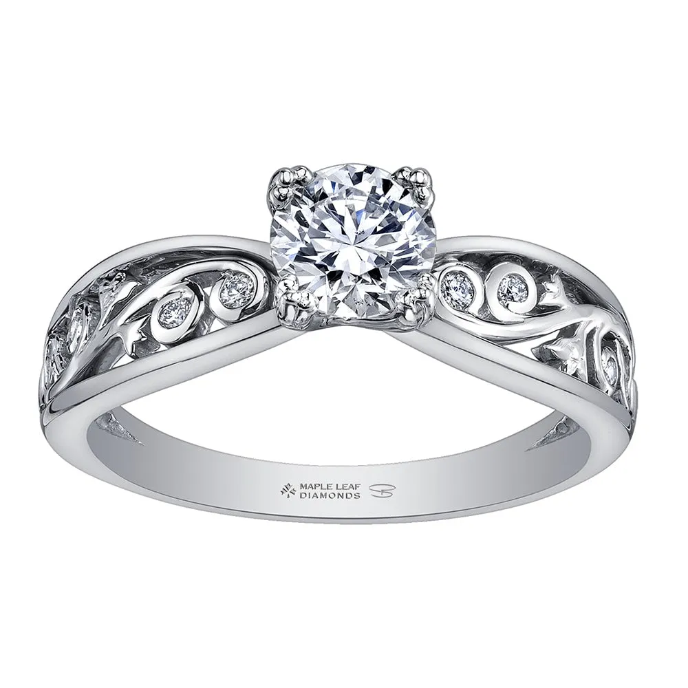 Canadian Diamond Summer Garden Infinity Ring