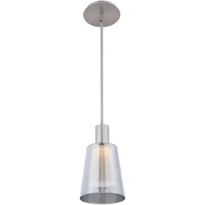 Chic 6 in. LED Pendant Light Nickel Finish