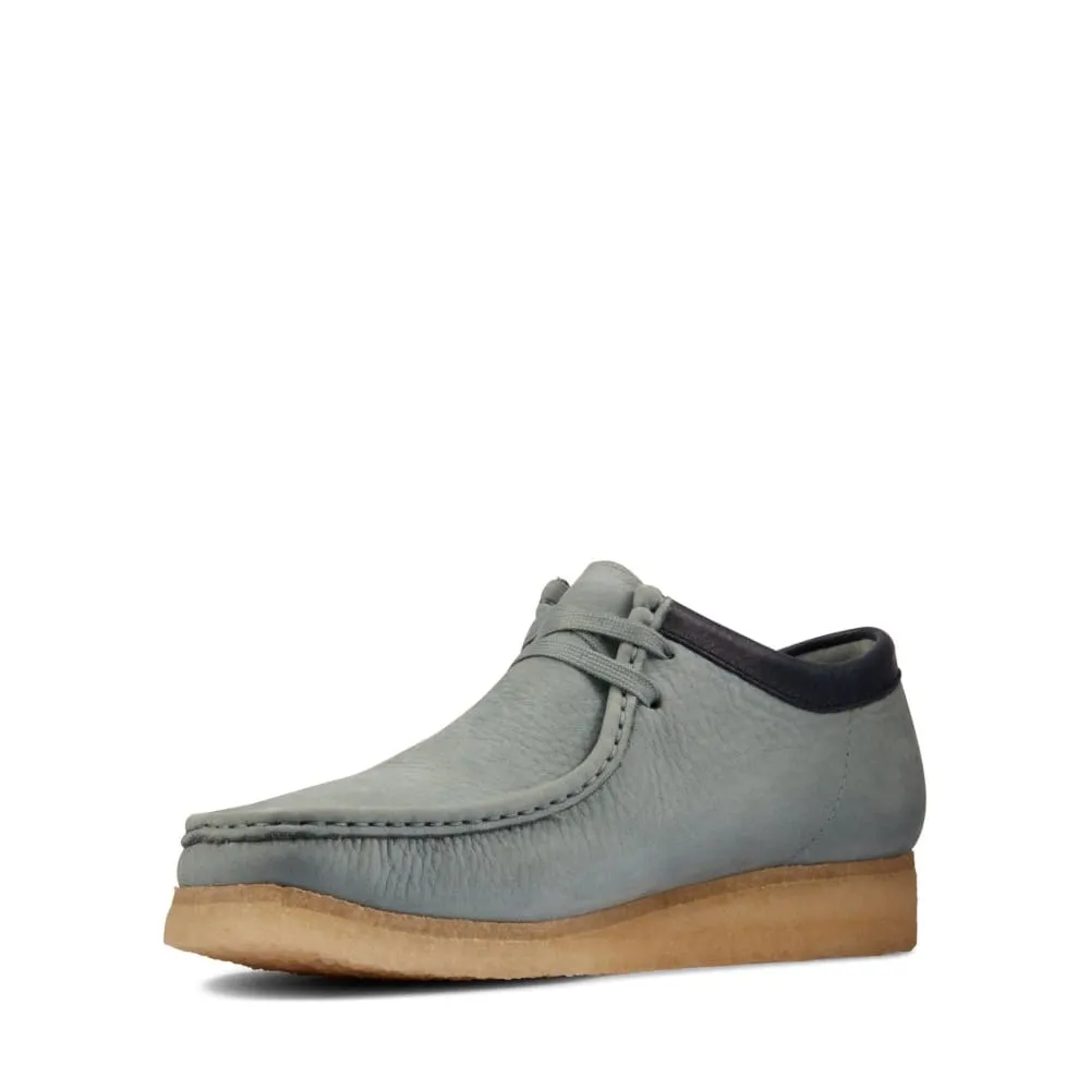 Clarks Originals Wallabee Low Men's Sage Gray Nubuck Leather 26162538