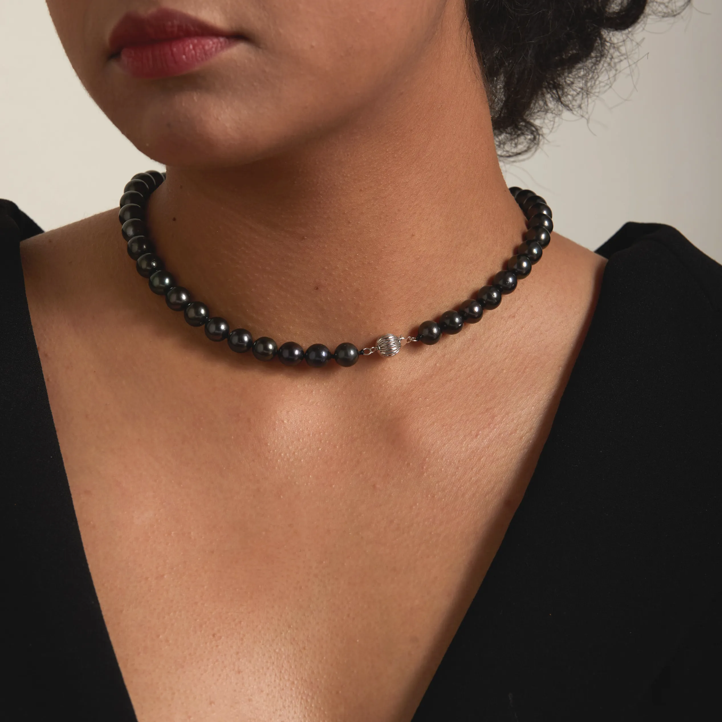 Classic Tahiti Pearl Strand Necklace