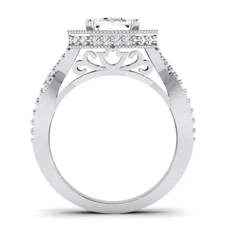 Clover - Emerald Lab Diamond Bridal Set (IGI Certified)