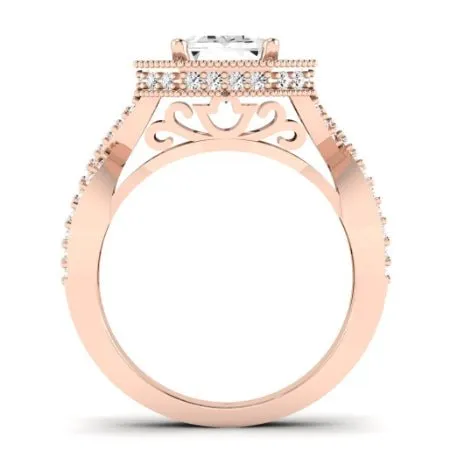 Clover - Emerald Lab Diamond Bridal Set (IGI Certified)