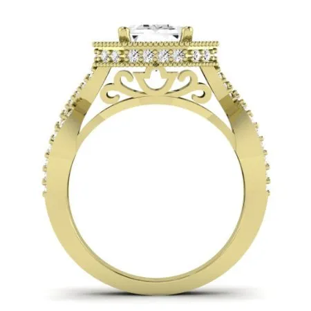 Clover - Emerald Lab Diamond Bridal Set (IGI Certified)