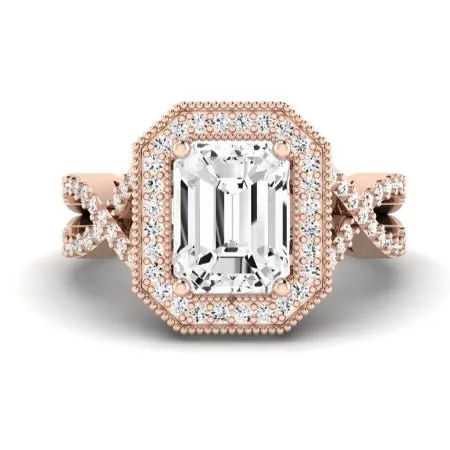 Clover - Emerald Lab Diamond Bridal Set (IGI Certified)