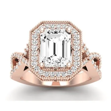 Clover - Emerald Lab Diamond Bridal Set (IGI Certified)
