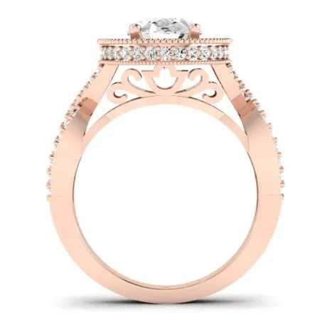 Clover - Oval Moissanite Bridal Set