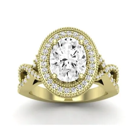 Clover - Oval Moissanite Bridal Set