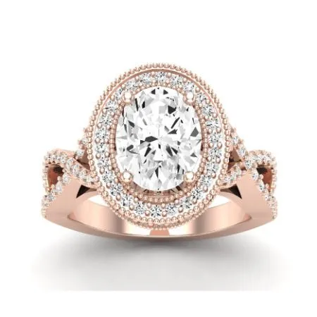 Clover - Oval Moissanite Bridal Set