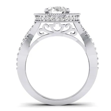 Clover - Oval Moissanite Bridal Set