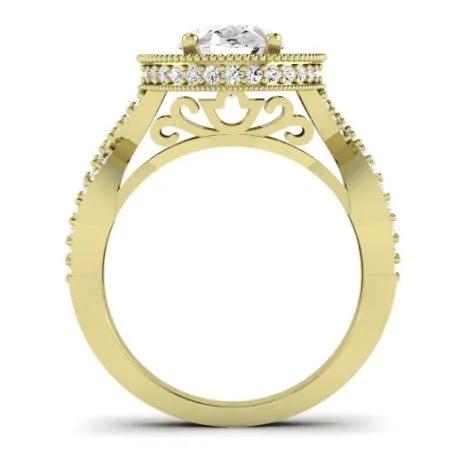 Clover - Oval Moissanite Bridal Set