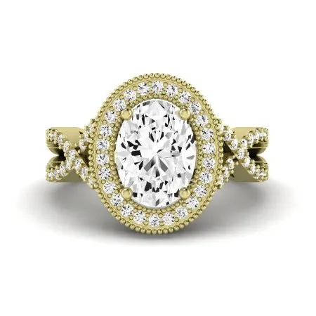 Clover - Oval Moissanite Bridal Set
