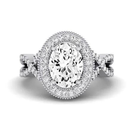 Clover - Oval Moissanite Bridal Set
