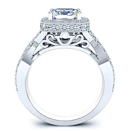 Clover - Princess Lab Diamond Bridal Set (IGI Certified)