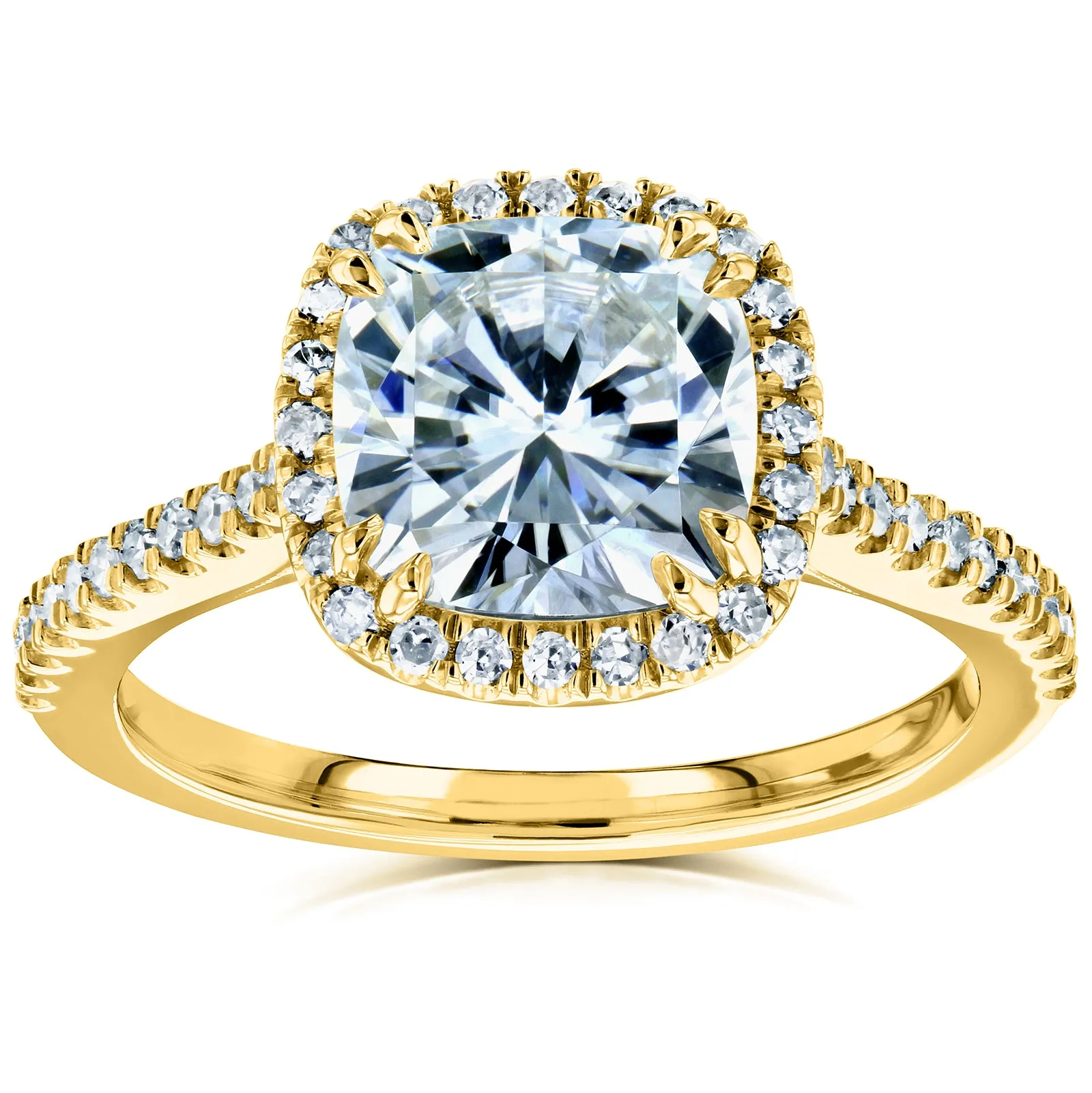 Cushion Halo Engagement Ring (2-1/4 CTW)