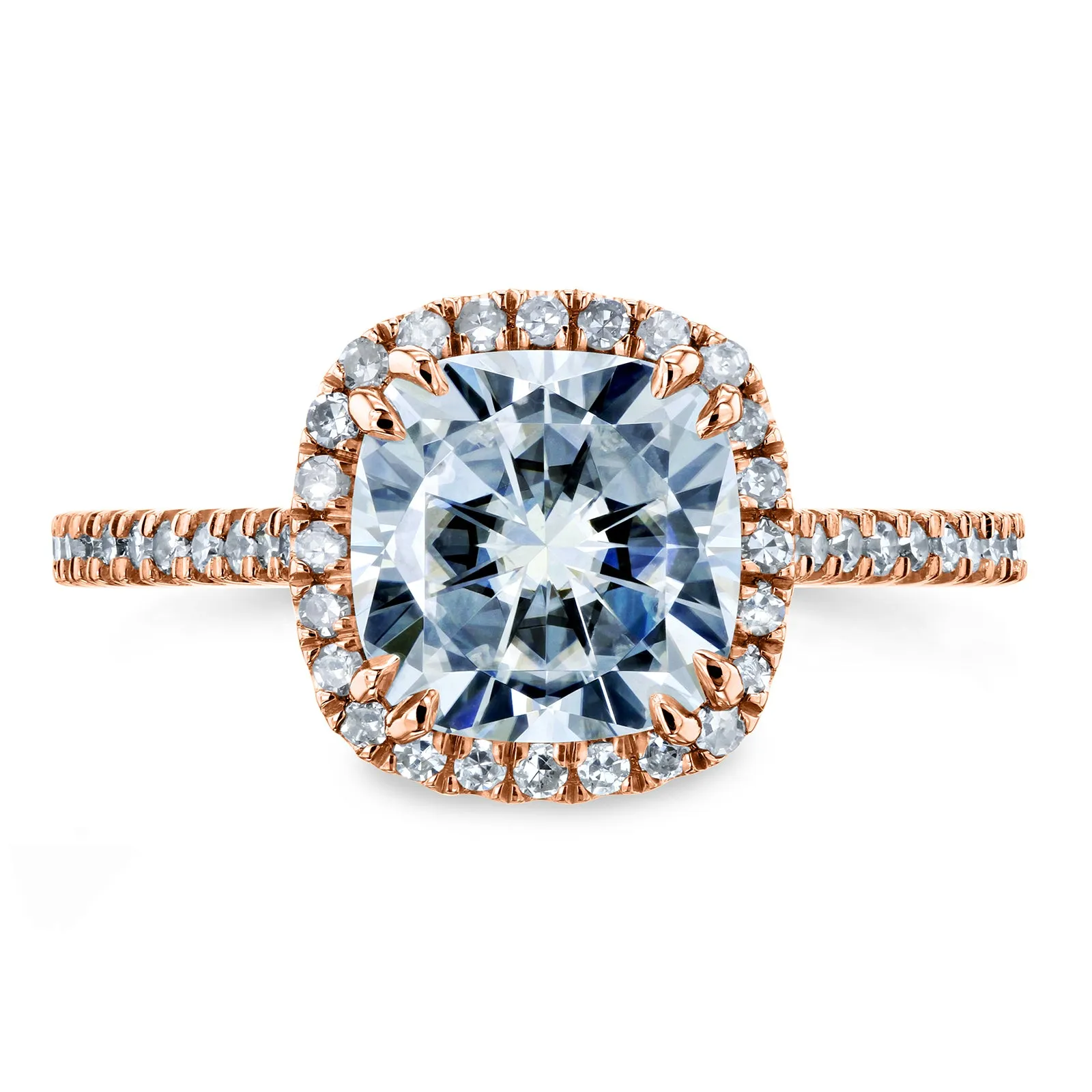 Cushion Halo Engagement Ring (2-1/4 CTW)