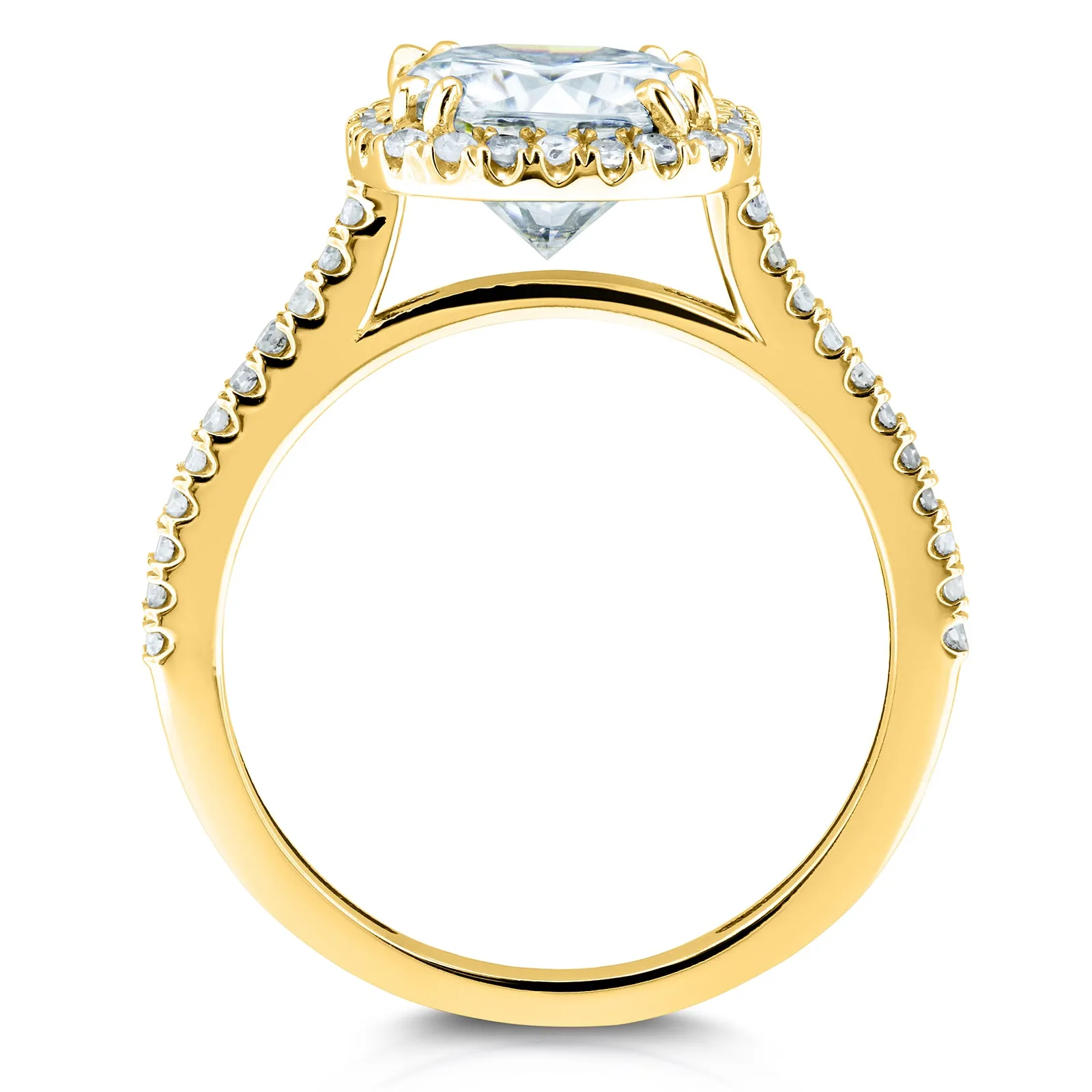 Cushion Halo Engagement Ring (2-1/4 CTW)