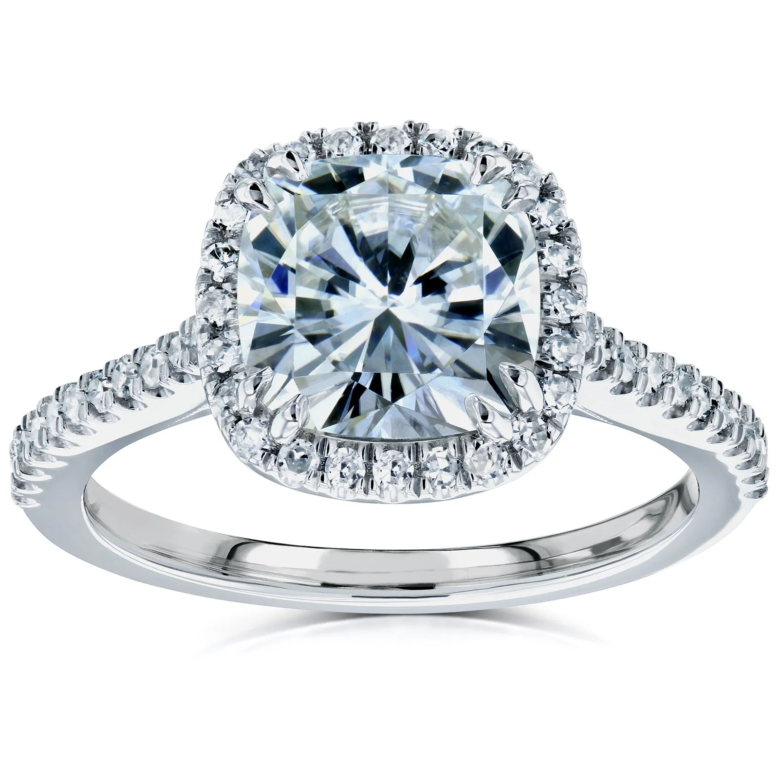 Cushion Halo Engagement Ring (2-1/4 CTW)